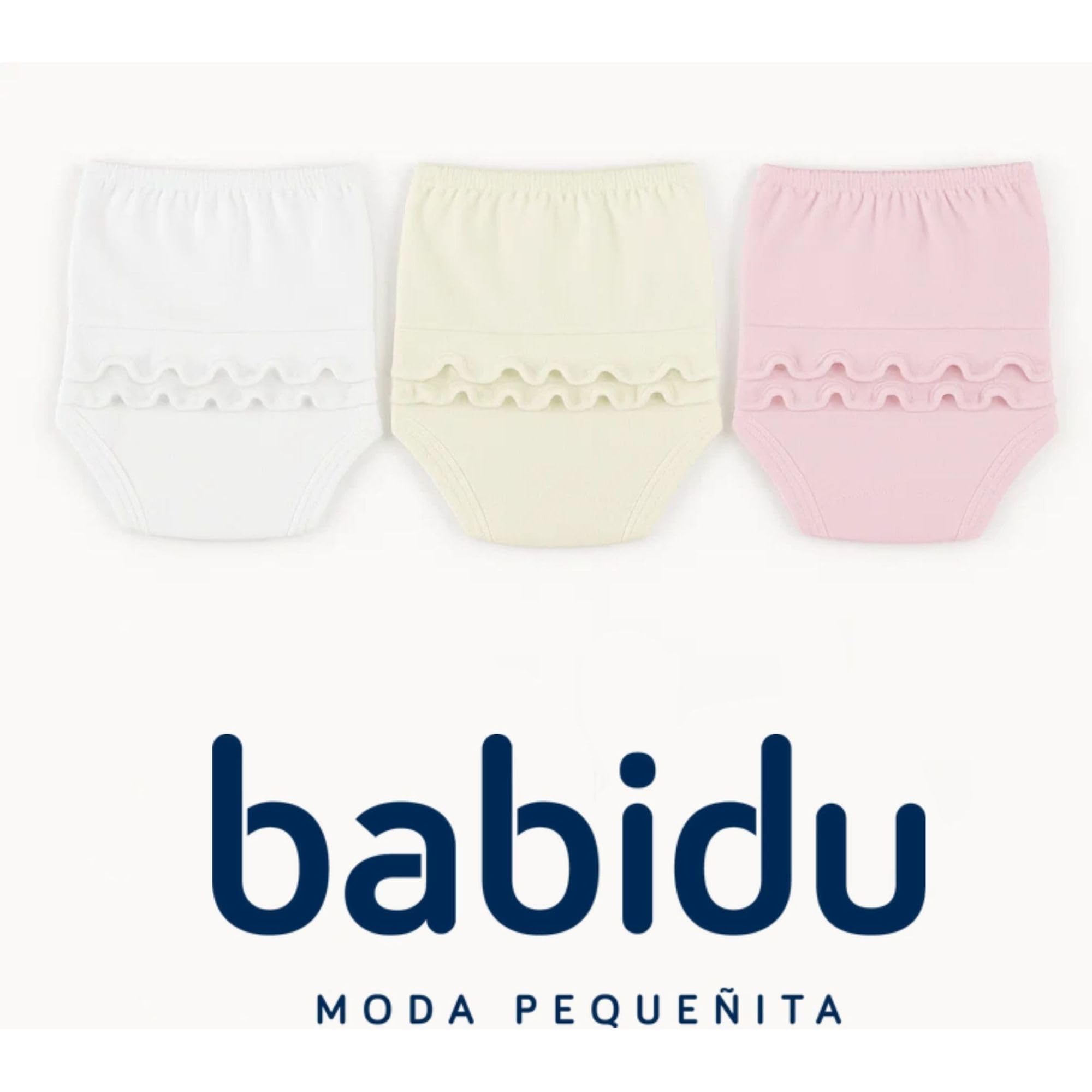 Babidu Maglia Copripannolino Cotone Rosa 24 Mesi Volant