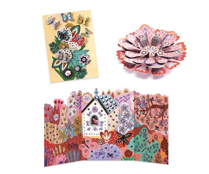 Djeco Fiori set artistico multiattività cofanetto creativo