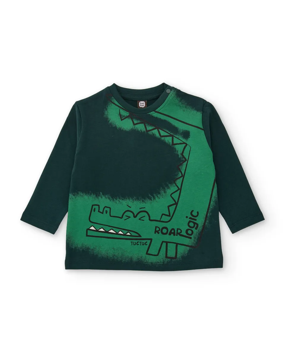 Tuc Tuc maglia cotone coccodrillo verde