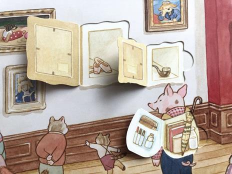 Emme Edizioni Famiglia Gatti va al museo libro tattile 3 anni