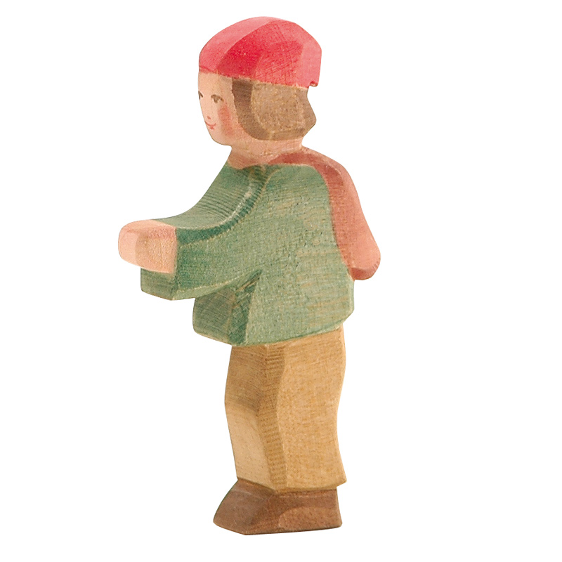 Ostheimer Pastorello Bambino figura in legno 11 cm