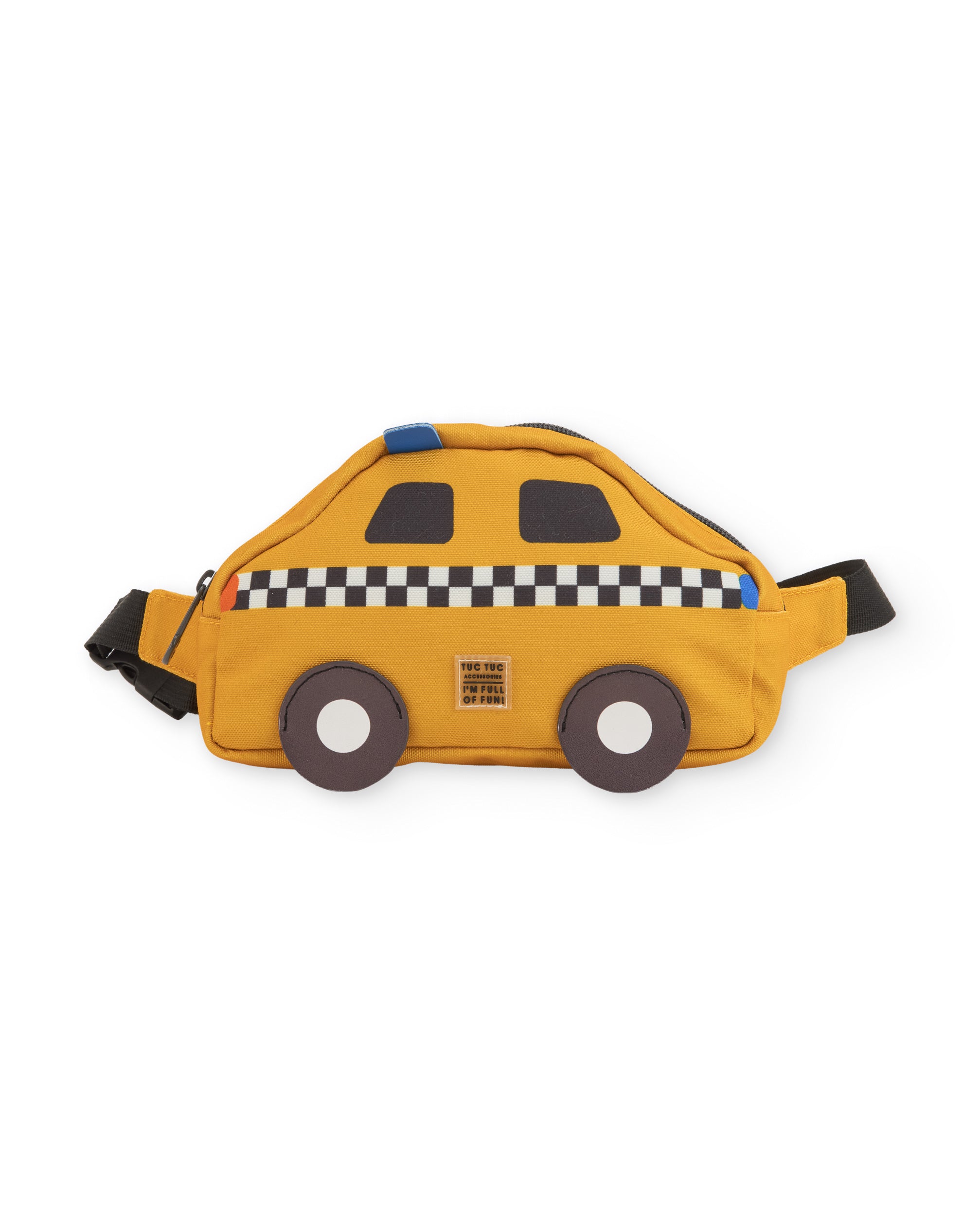 Tuc Tuc borsello bambino tracolla taxi giallo