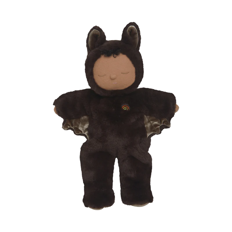 Olli Ella Cozy Dinkums Bat Ozzie bambola morbida