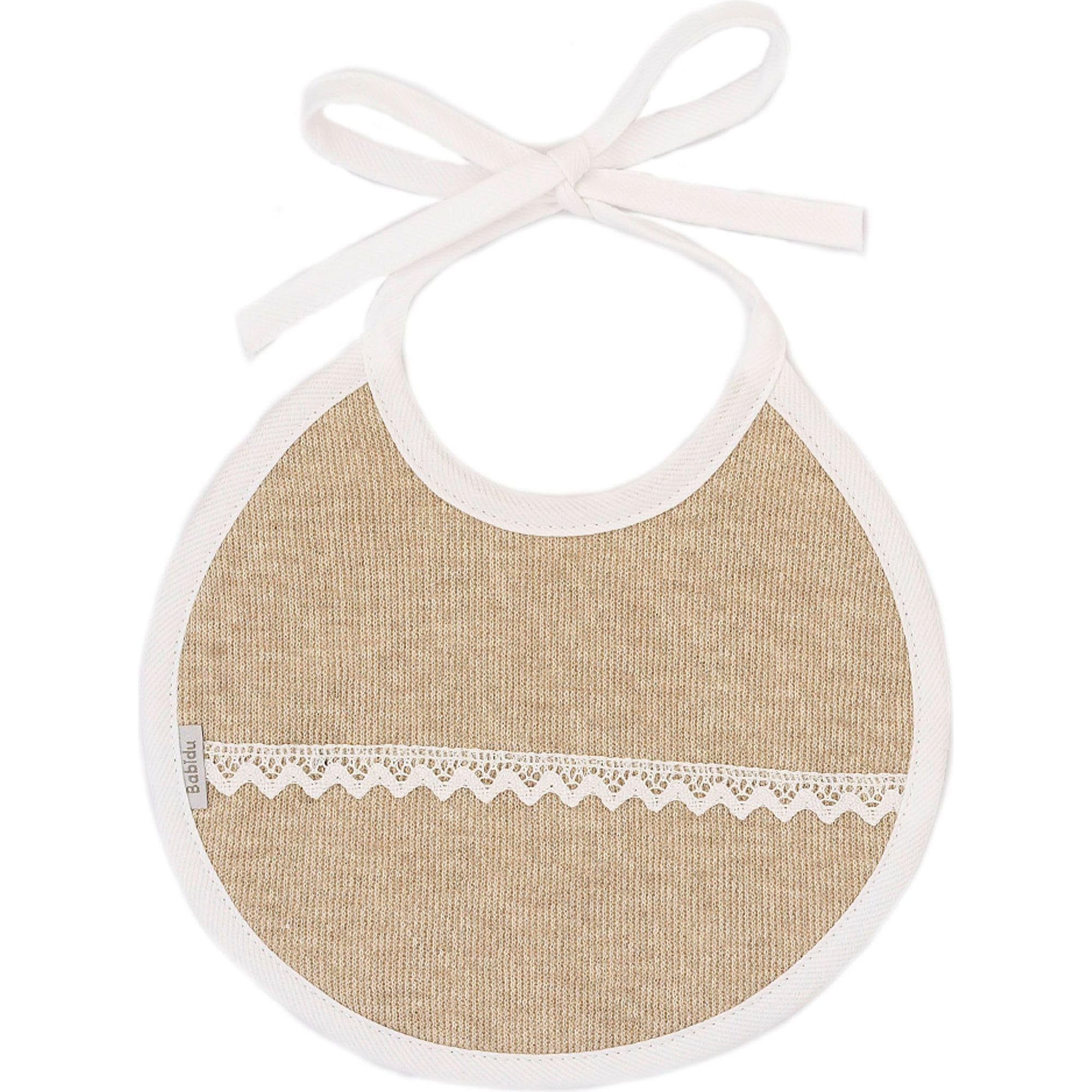 Babidu bavaglino neonato cotone grigio