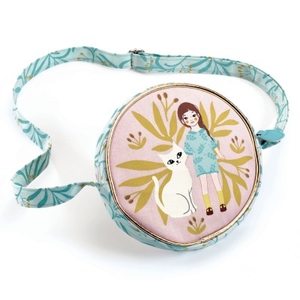 Djeco Cat borsetta tracolla bambini cotone 17 cm