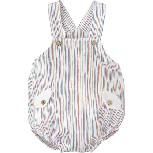 Babidu Set Salopette e Maglietta Neonato 6 Mesi Cotone