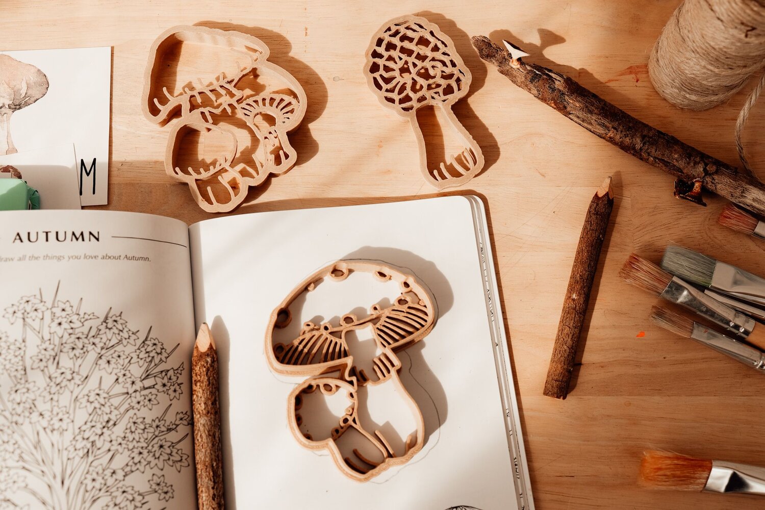 Kinfolk fungo formina eco cutter pasta modellabile