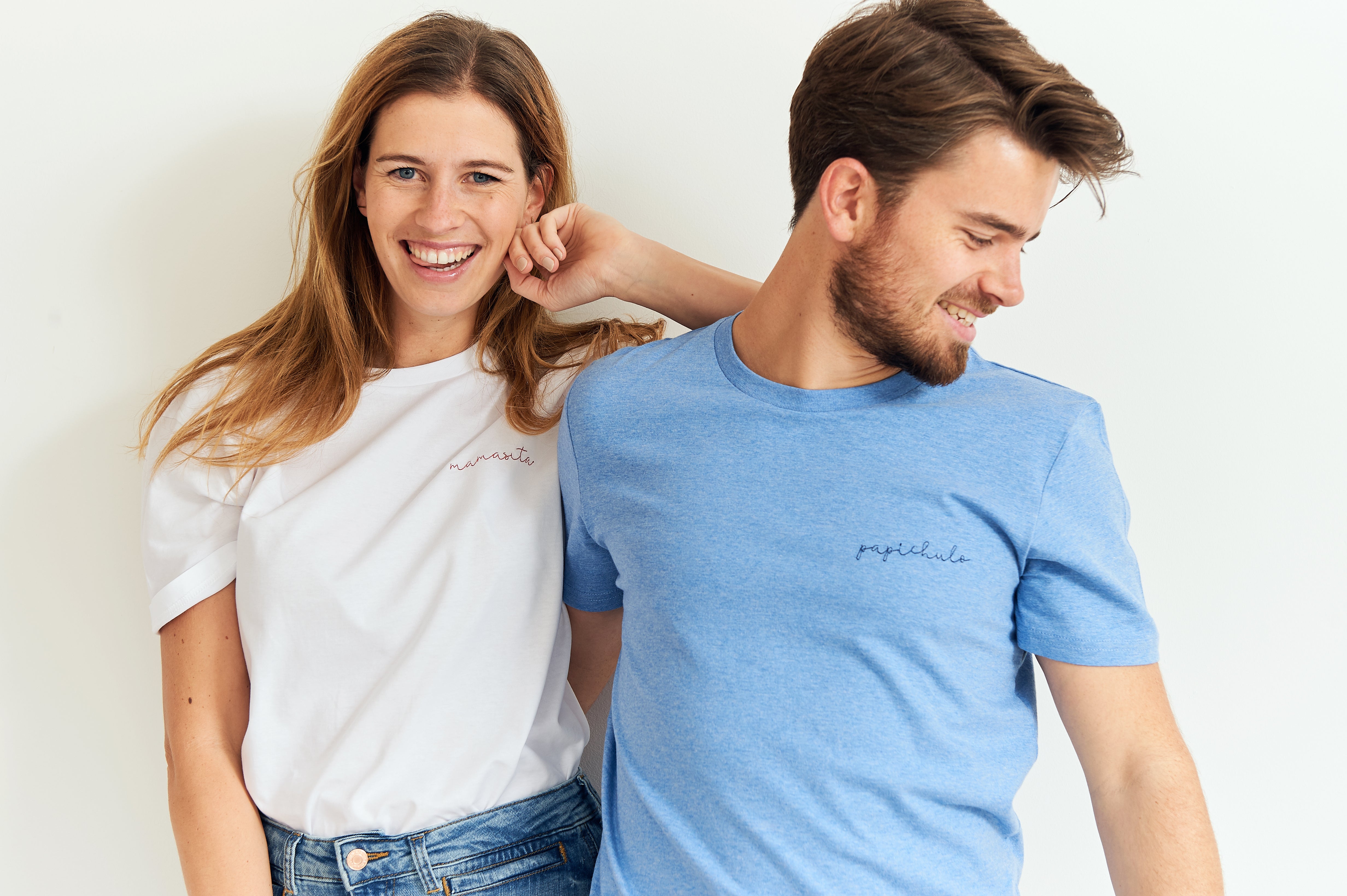 Ella and Rapha Mamasita t-shirt bianca in cotone
