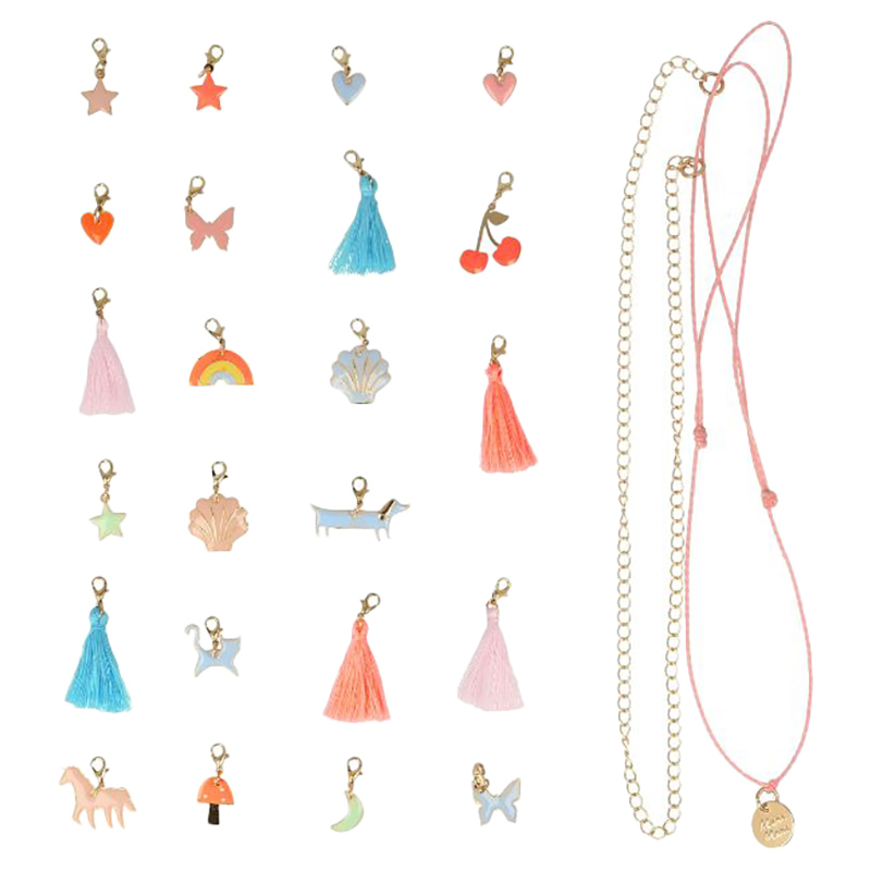 Meri Meri Valigetta Charm Collana calendario avvento 8 anni