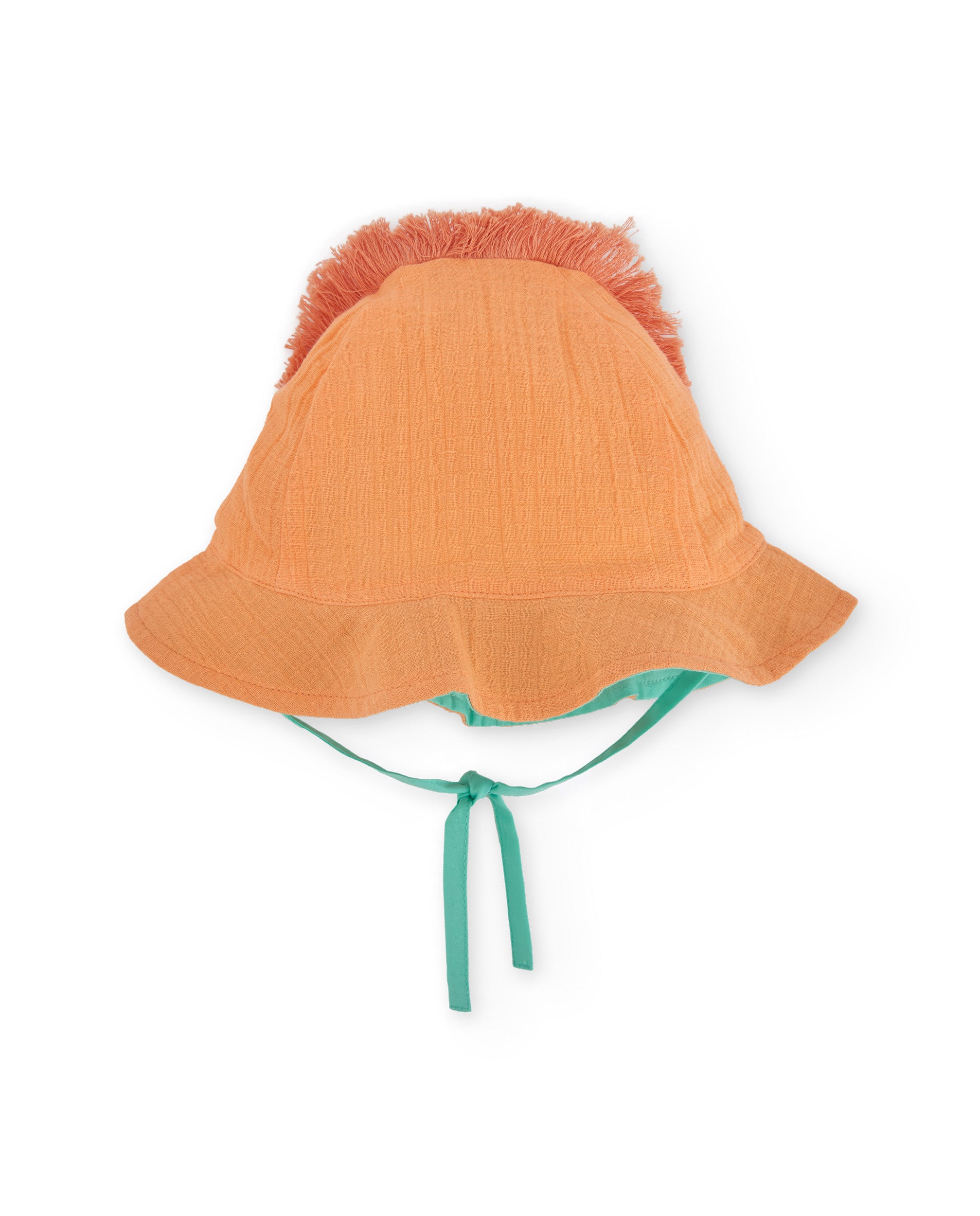 Tuc Tuc cappello neonato bimbo arancione leone sole