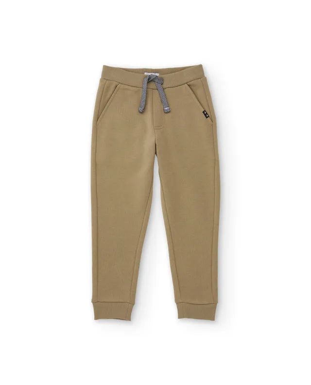 Tuc tuc pantaloni tuta bimbo felpa beige