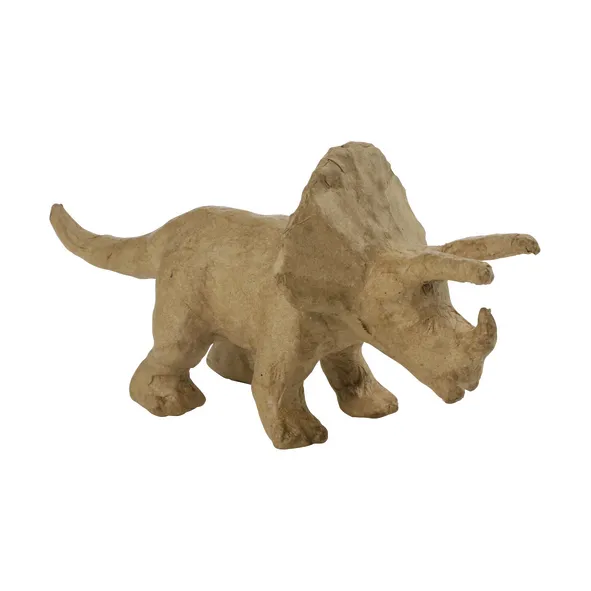 Décopatch Triceratopo figura cartapesta da decorare 27 cm