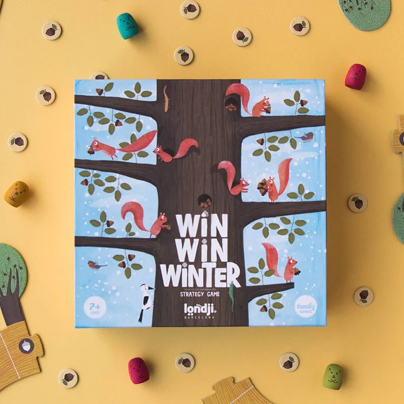 Londji Win Win Winter gioco da tavolo scoiattoli