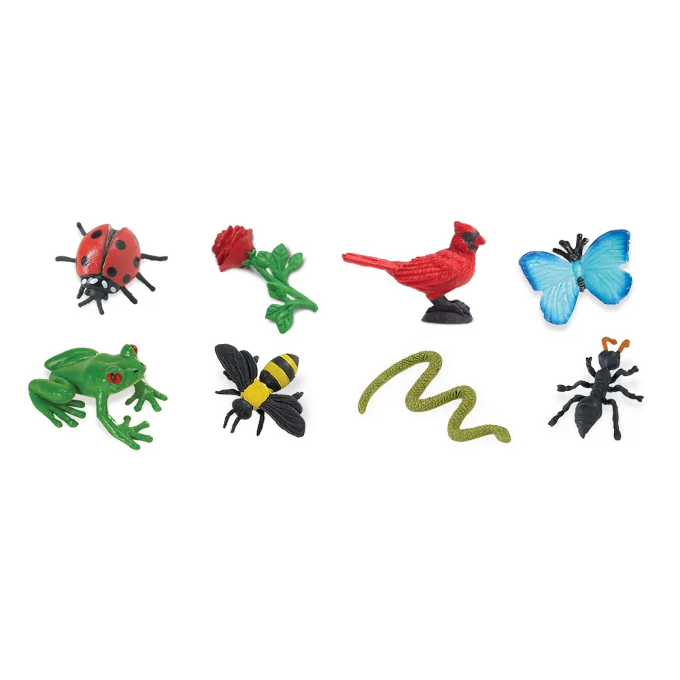 Safari Ltd Good Luck Minis miniature giardino safari 8 pezzi