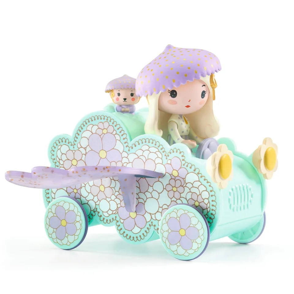 Djeco Tinyly Jill & Jerry Tinycar figura vinile