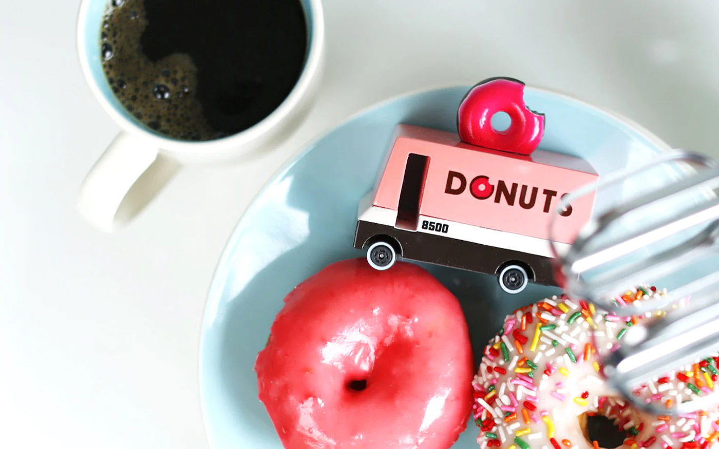 Candylab Candycar Donut Van macchinina legno 8,4 cm
