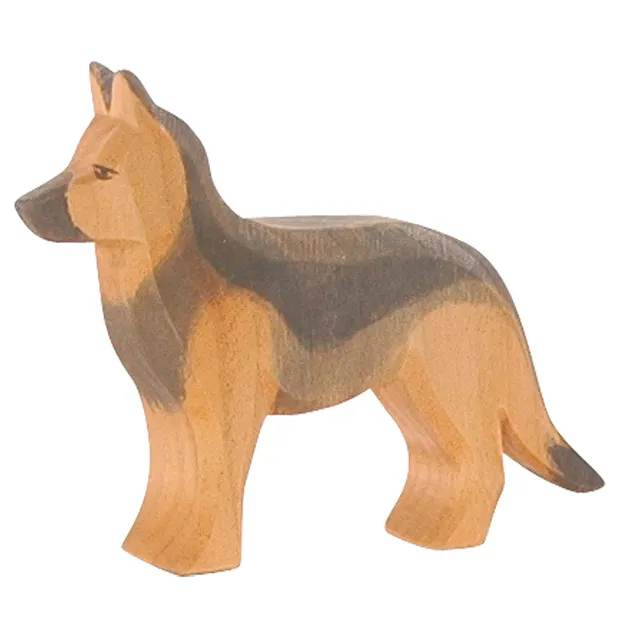 Ostheimer Cane pastore tedesco figura legno 7,5 cm