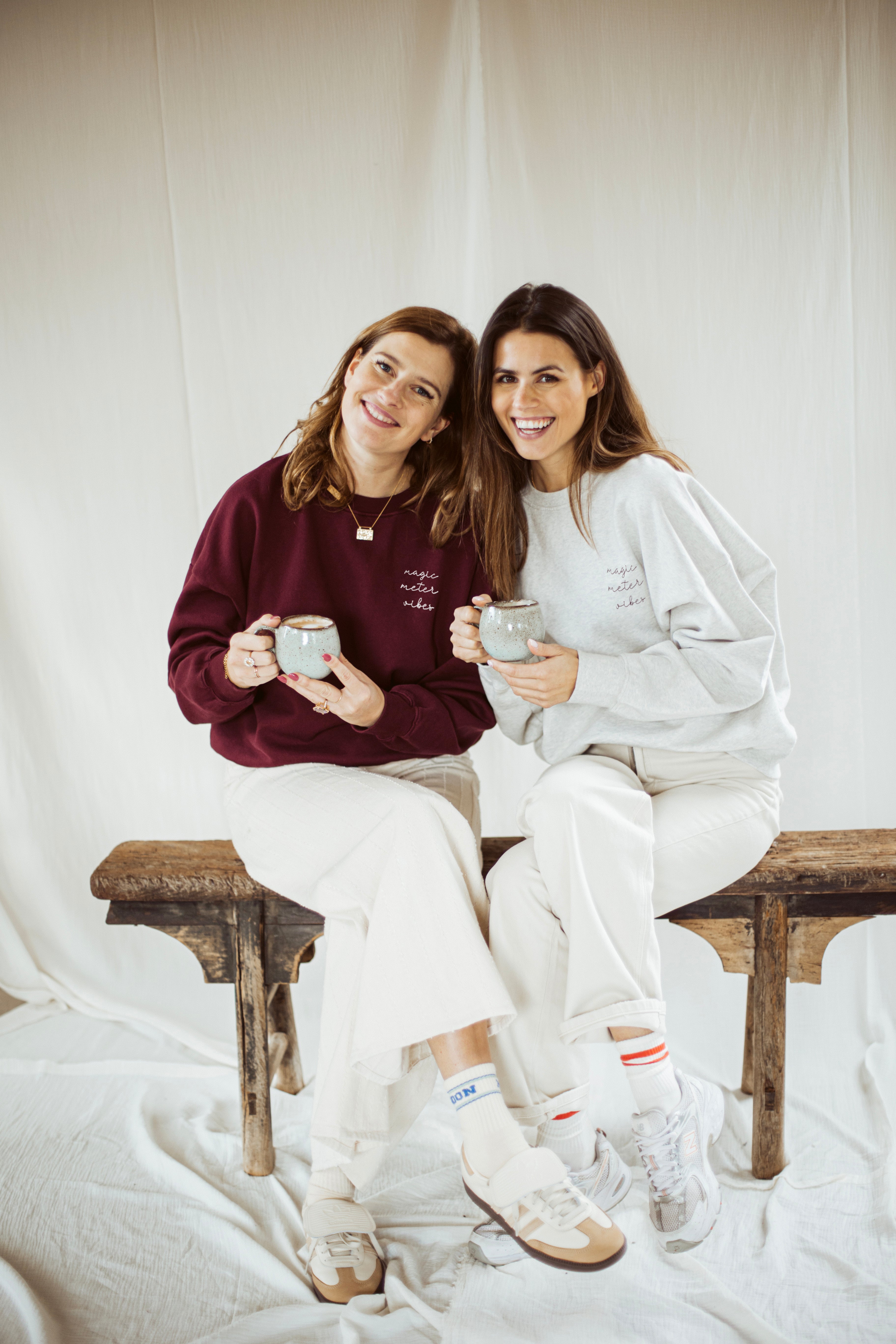 Ella and Rapha Meter Loose Fit felpa grigia taglia unica