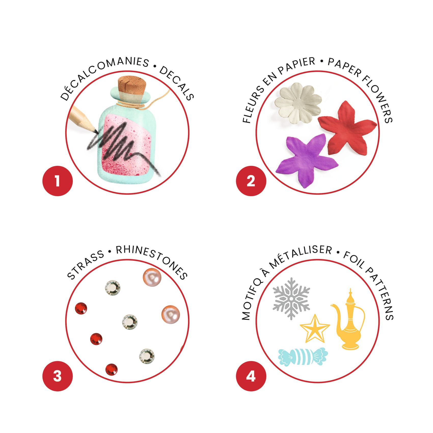 Djeco Schiaccianoci kit creativo bimbi 4 attività