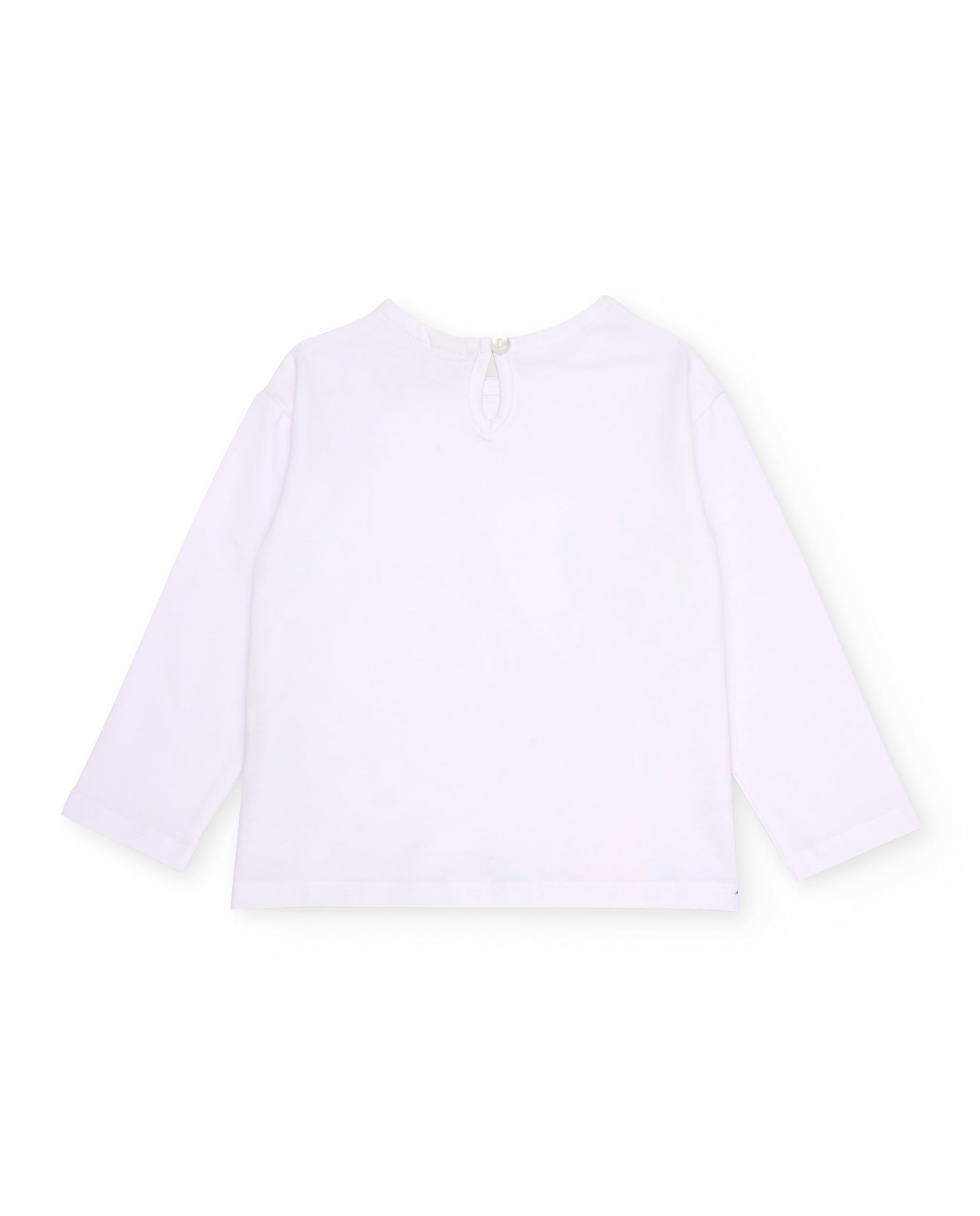 Tuc Tuc maglia bambina bianca maniche lunghe mare