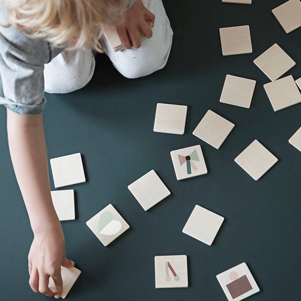 Ferm Living Memory gioco legno 32 tessere