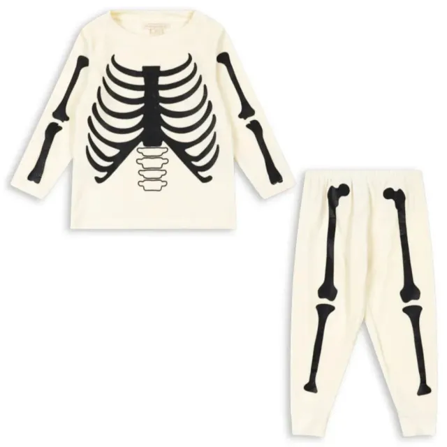 Konges Sløjd Scheletro Bianco costume 2 pezzi bianco