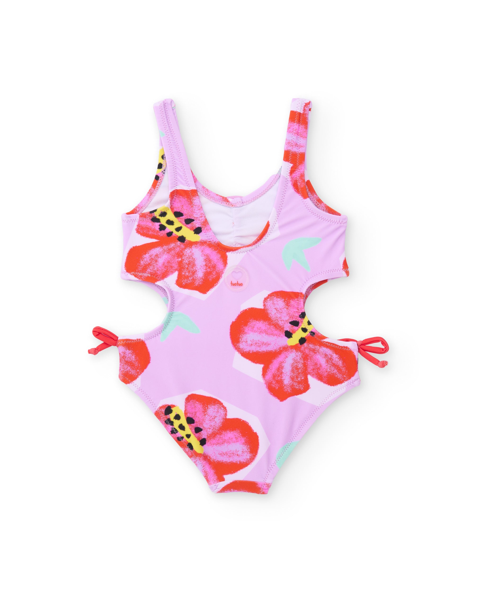 Tuc Tuc costume intero bambina rosa fiore