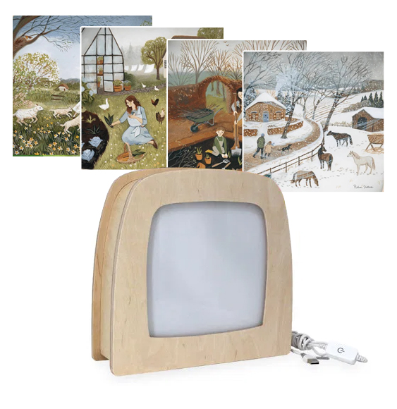 Toverlux Starter Set Stagione Robin Pieterse lampada + 4 trasparenze LED
