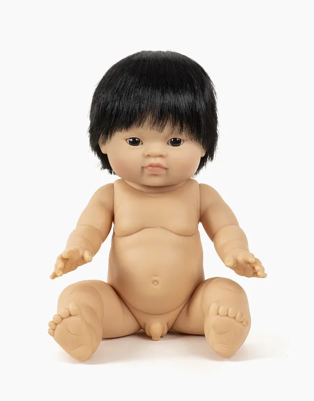 Paola Reina Baby Doll Jude Bambola Maschio con Capelli 34 cm