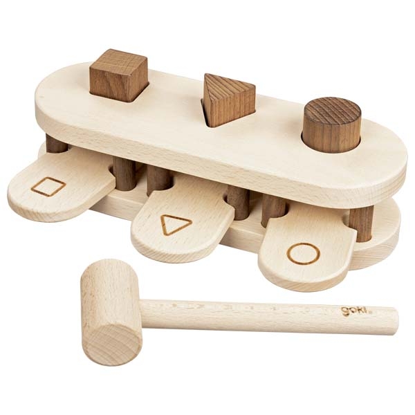 Goki Batti Batti gioco forme legno incastri