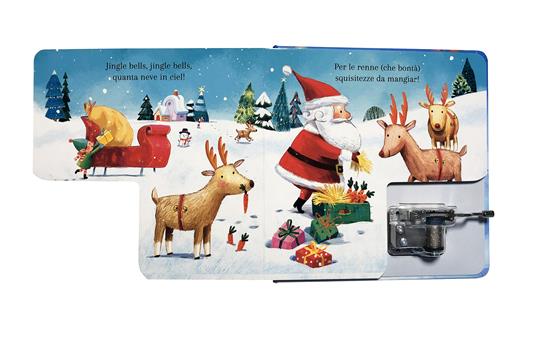 Emme Edizioni Jingle Bells libro cartonato con carillon dai 3 anni