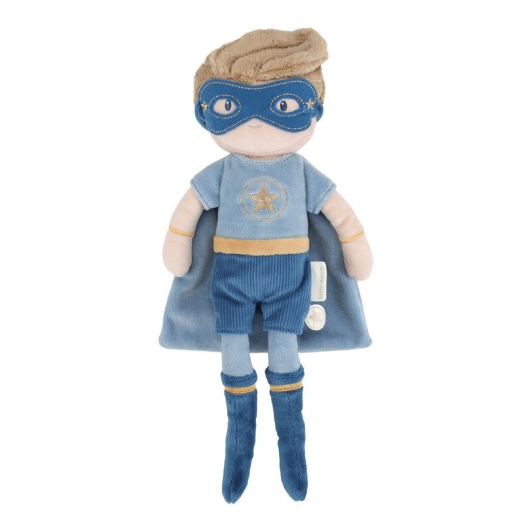 Little Dutch Jim Supereroe bambola morbida 35 cm maschera