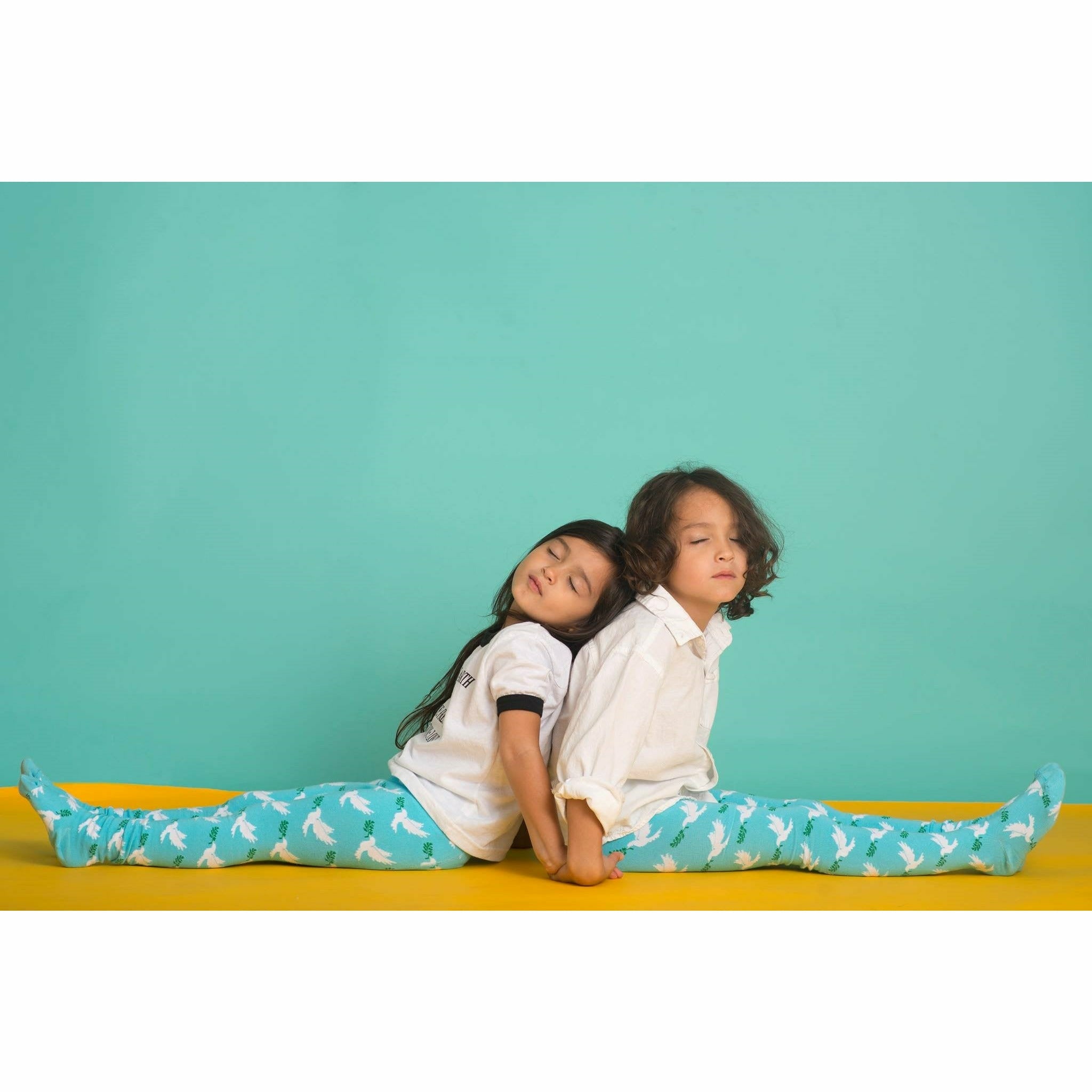 Slugs & Snails Peace Collant Bimba Colombe Cotone Bio