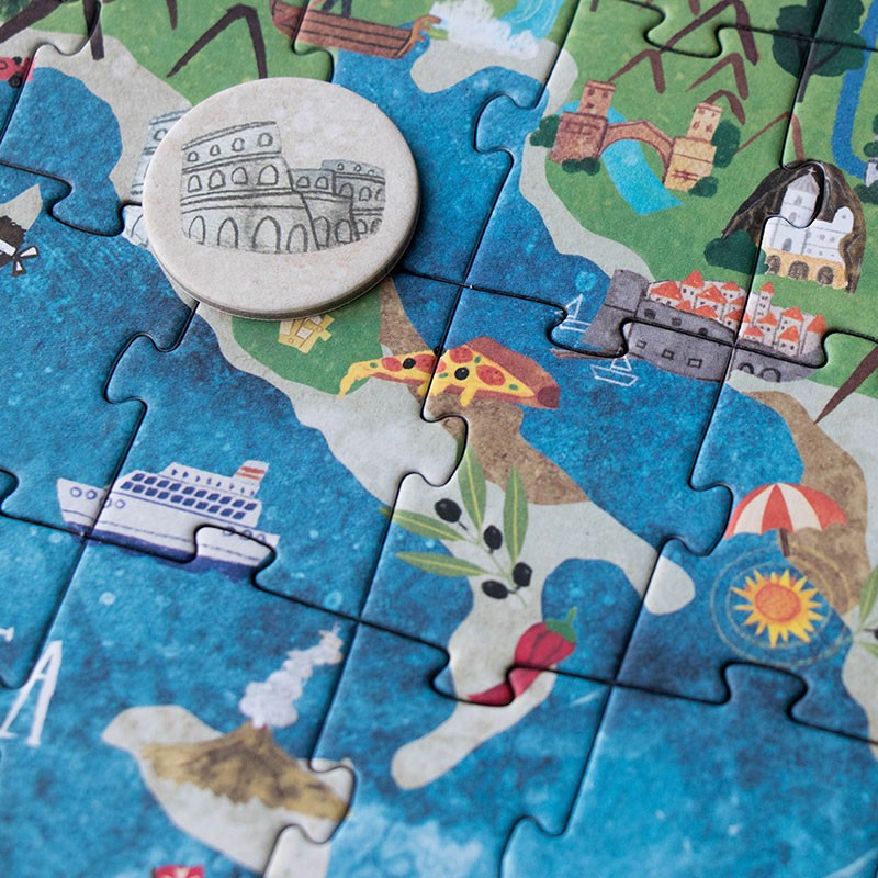 Londji Discover Europe puzzle 200 pezzi mappa Europa