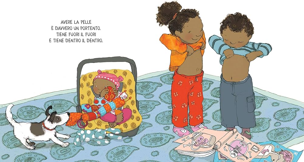 Pulce Felici nella nostra pelle libro illustrato 28 pagine pelle