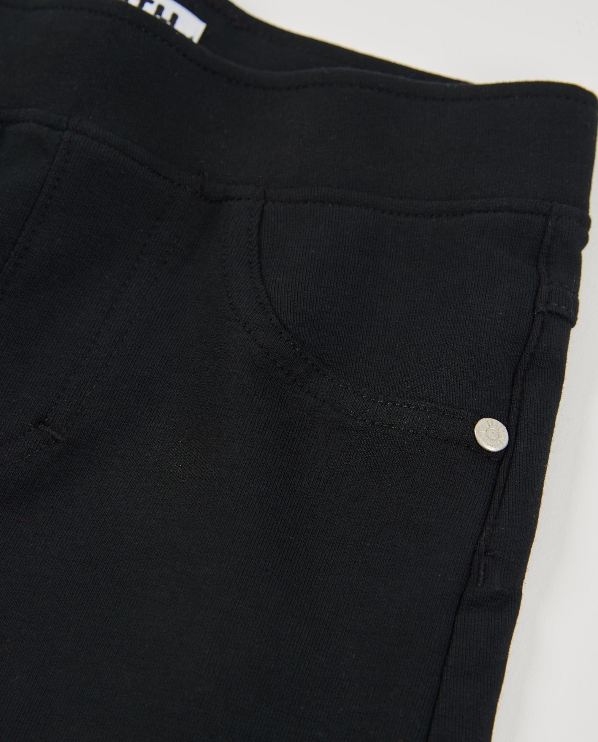 Tuc tuc shorts bambina nero elasticizzati tasche
