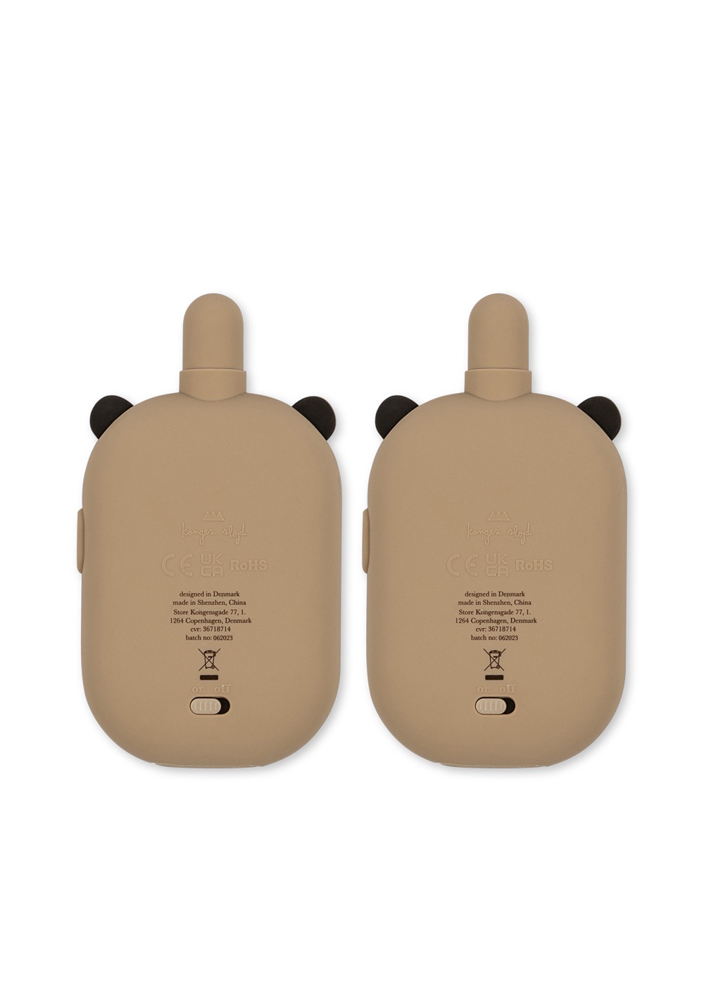 Konges Sløjd Walkie Talkie silicone panda sand