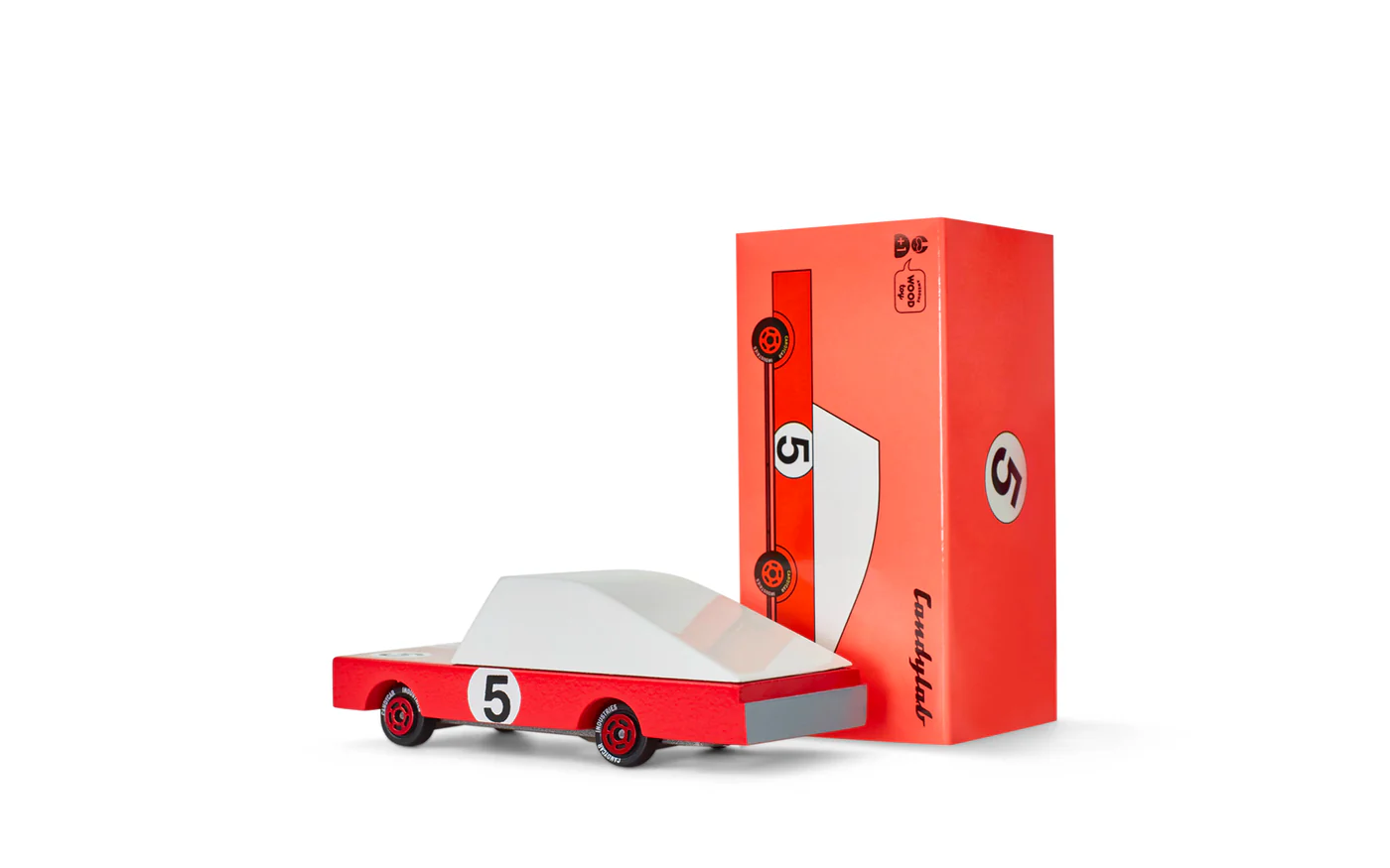 Candylab Candycar Red Racer macchinina in legno