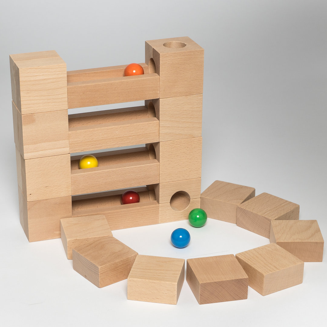 Kaden Ponte 10 Pista Biglie legno set ponti