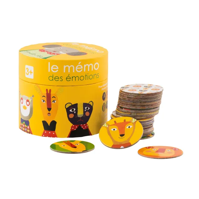 Moulin Roty Popipop memory emozioni gioco carte