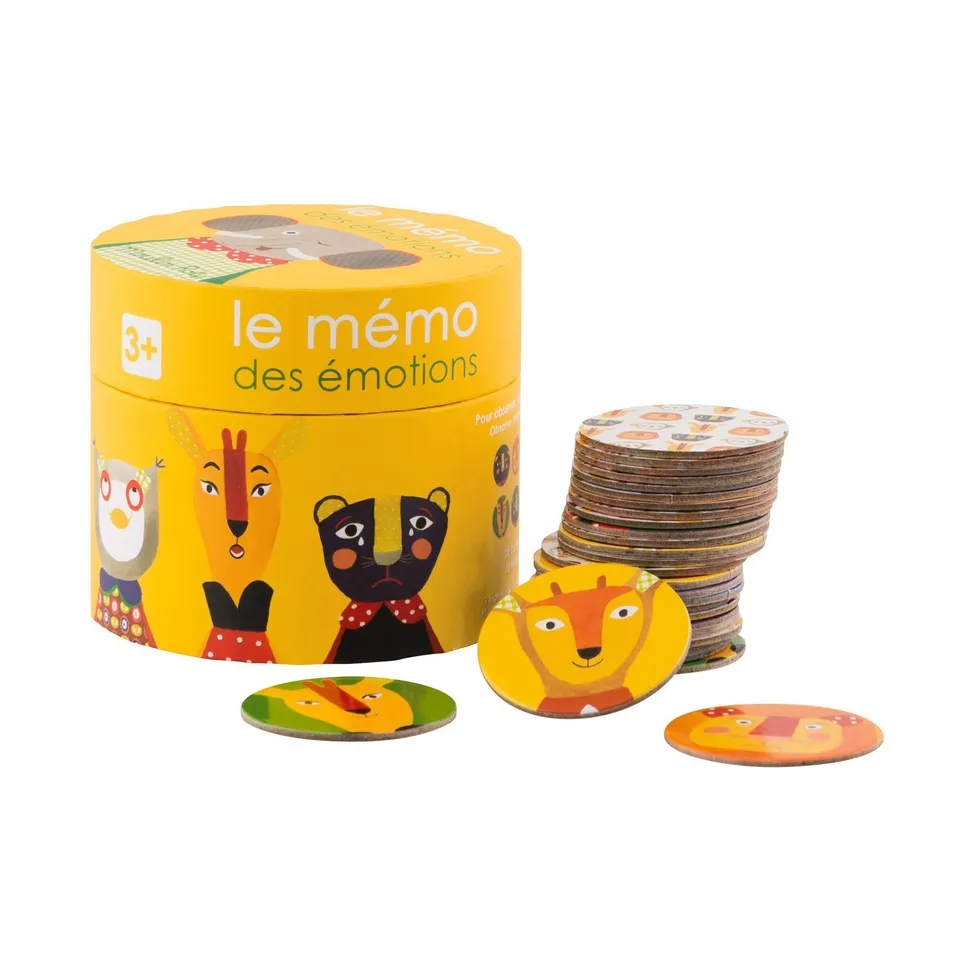 Moulin Roty Popipop memory emozioni gioco carte