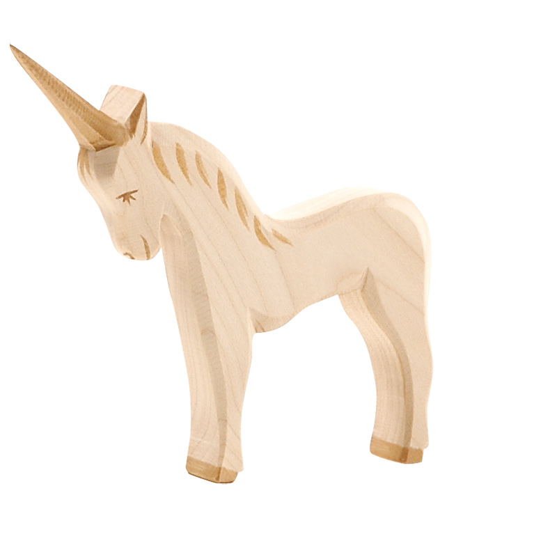 Ostheimer Unicorno Bianco figura in legno 13,5 cm