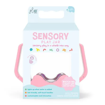 Glo Pals Barattolo sensoriale pink gioco 15 cm