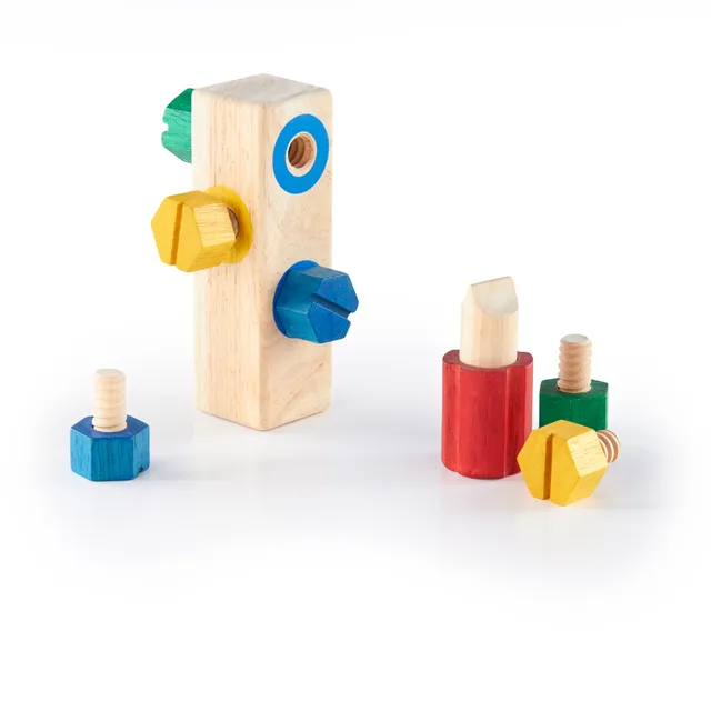 Guidecraft Screw Block set avvita-svita 6 viti