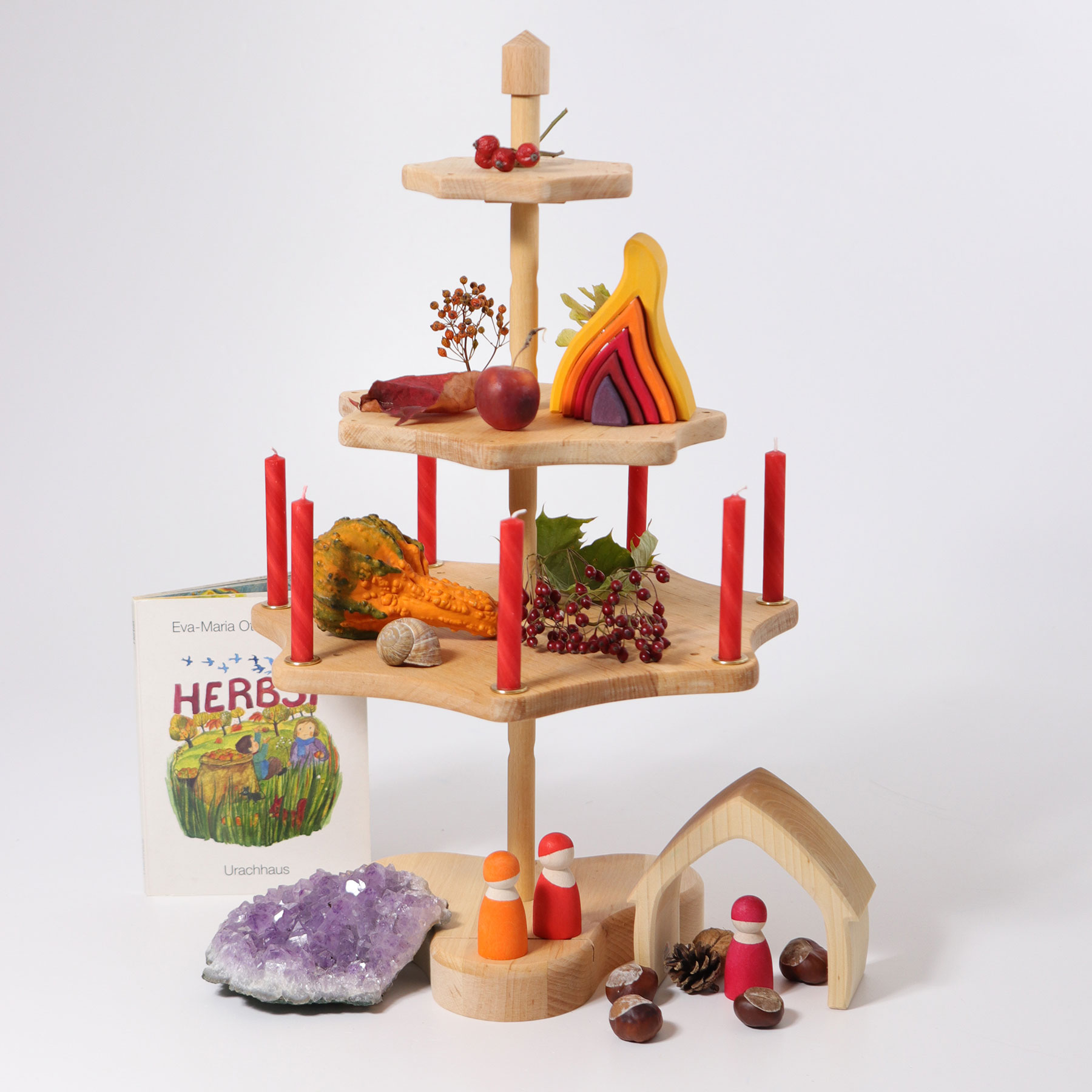 Grimm’s Festivity Stand alzatina stagioni legno