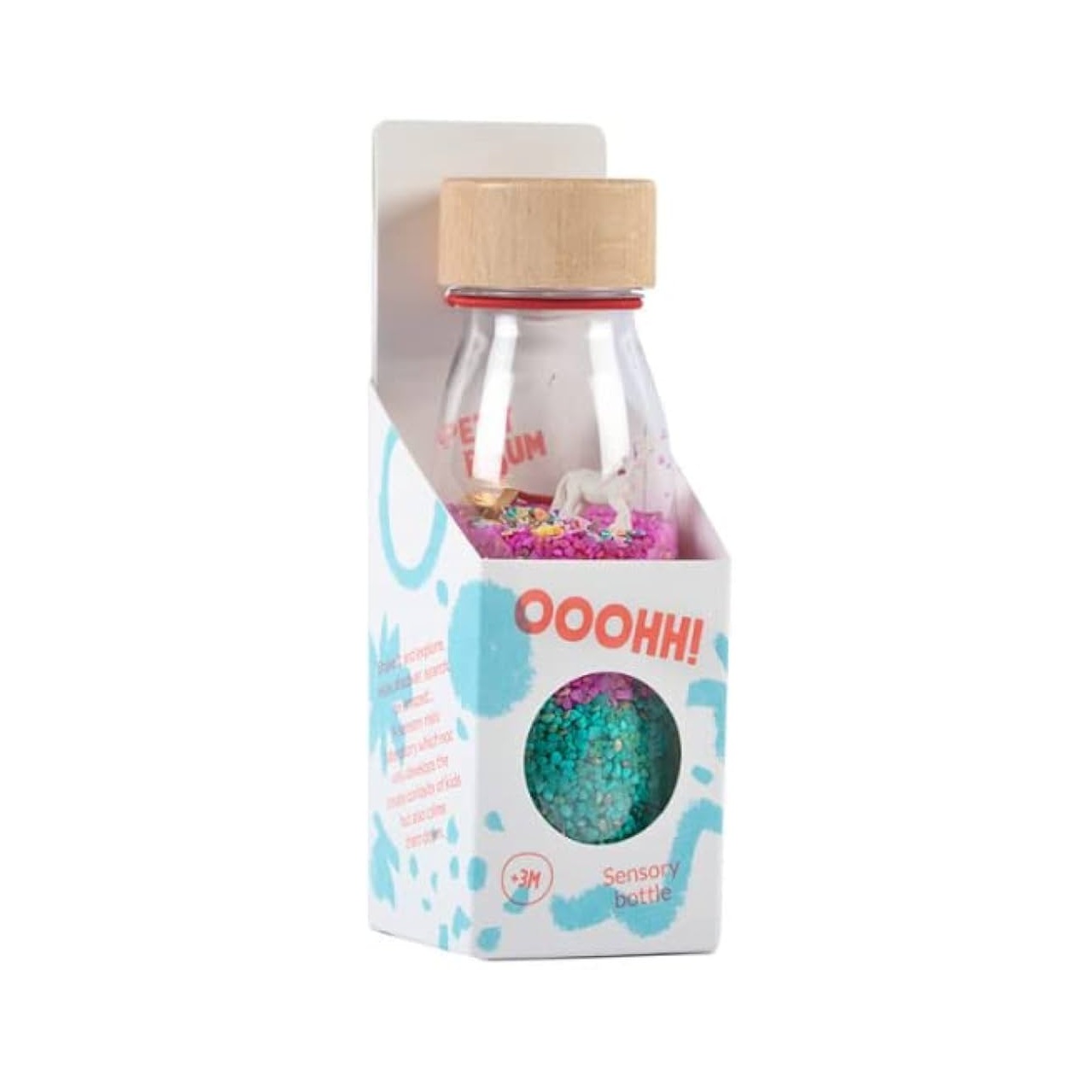 Petit Boum Baby Calm Bottle Unicorn bottiglia sensoriale