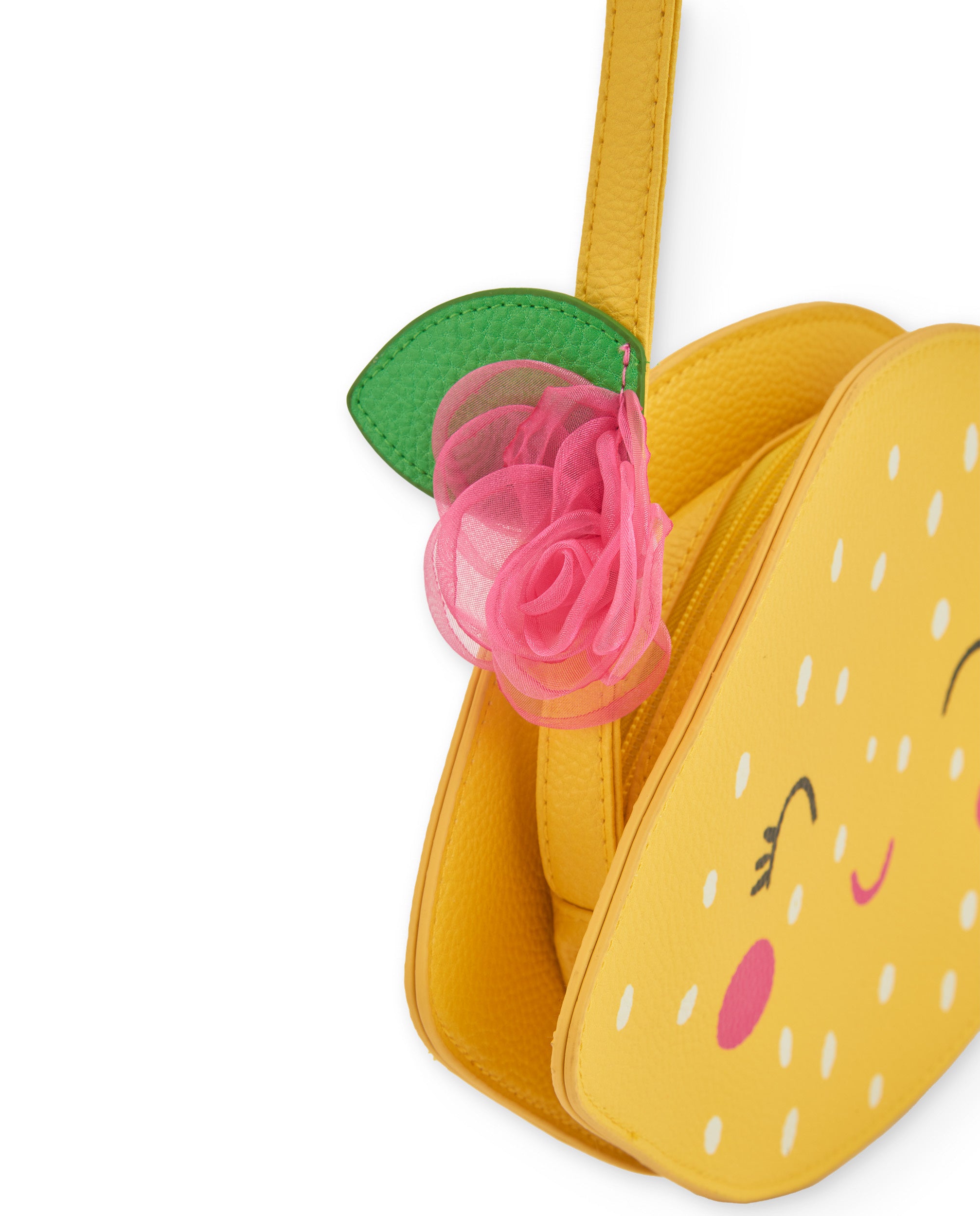 Tuc tuc borsa bambina gialla limone con tracolla