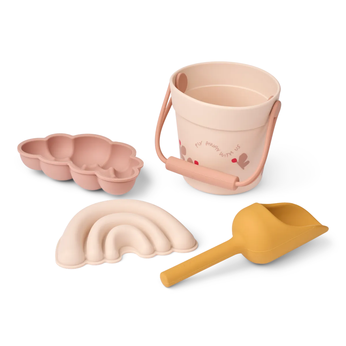 Liewood Mini Butterfly set spiaggia silicone 4 pezzi