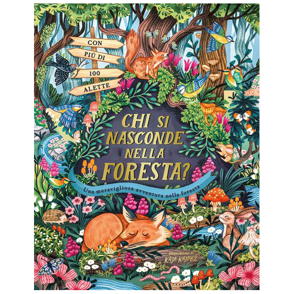 Emme Edizioni Chi si nasconde nella foresta? libro con alette rigido