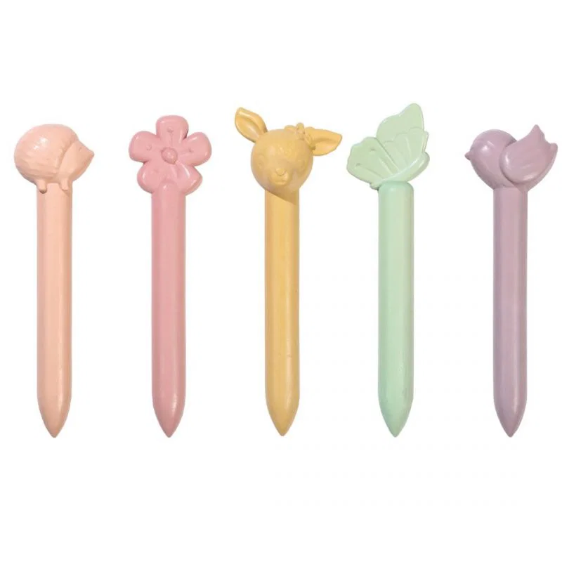 Little Dutch Fairy Garden pastelli a cera 5 pezzi sagomati